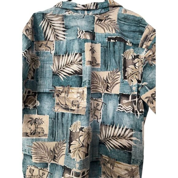 Bishop St Apparel Men's Tropical Hawaiian Collared Buttoned Shirt Size 3XL - Picture 2 of 12